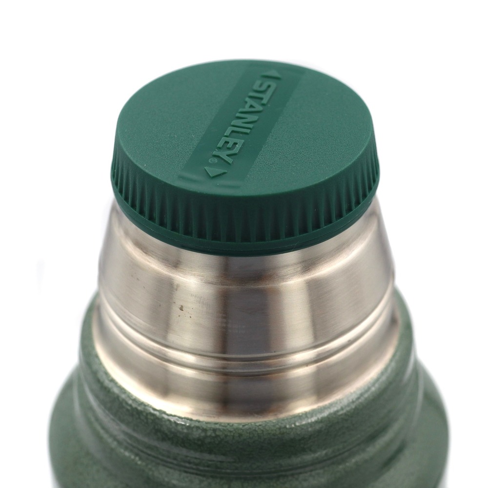 Stanley Vacuum Bottle 1.1QT NEW Hammertone Green Stainless Steel Camping Work - Picture 6 of 7